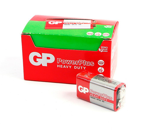 Bateria GP Carbón 9V 10 uni.