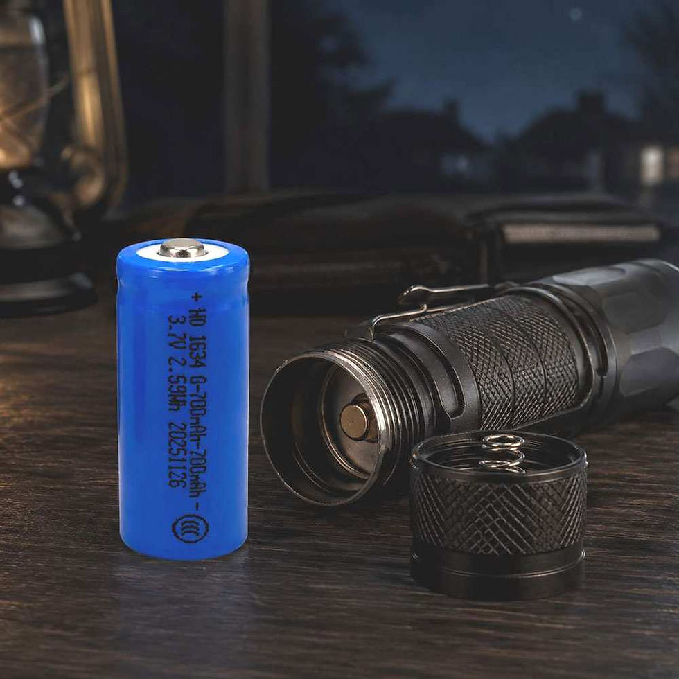 Baterías Recargables Litio 16340 (CR123) 1200mAh