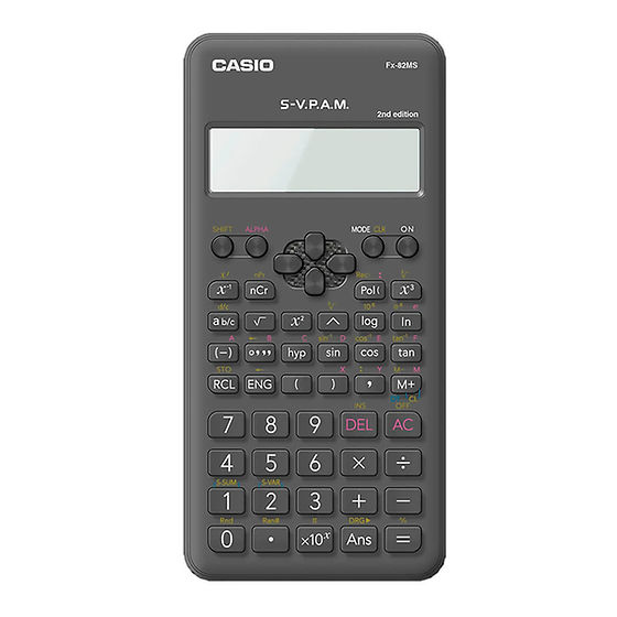 Fx 570ms Casio Calculadoras Chile Calculadora Casio Fx82ms-2 - Main Image