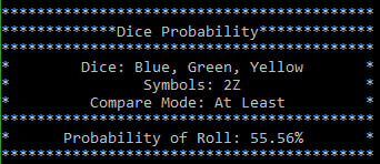Probability Outcome #2