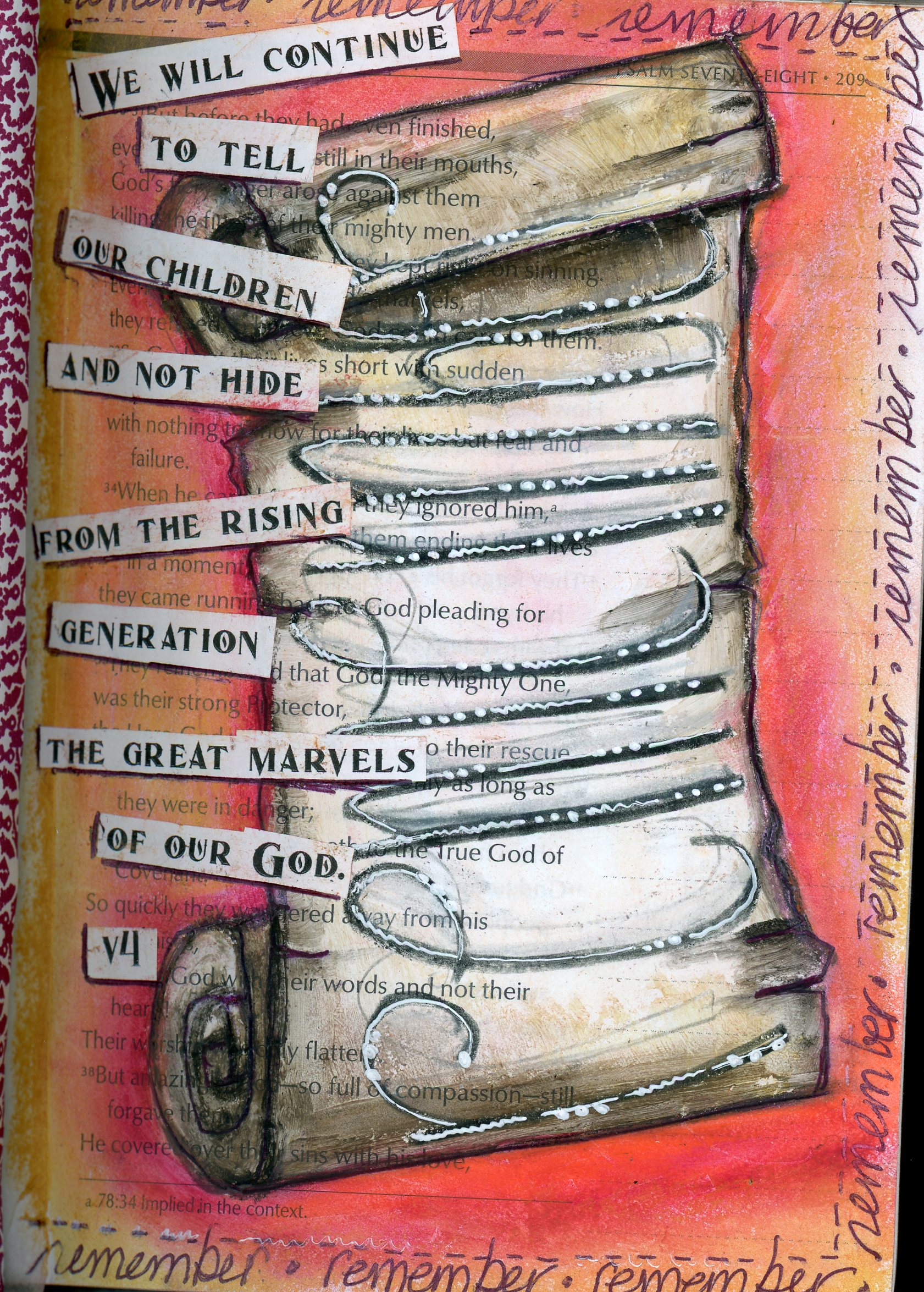 Psalm 78 Doodle