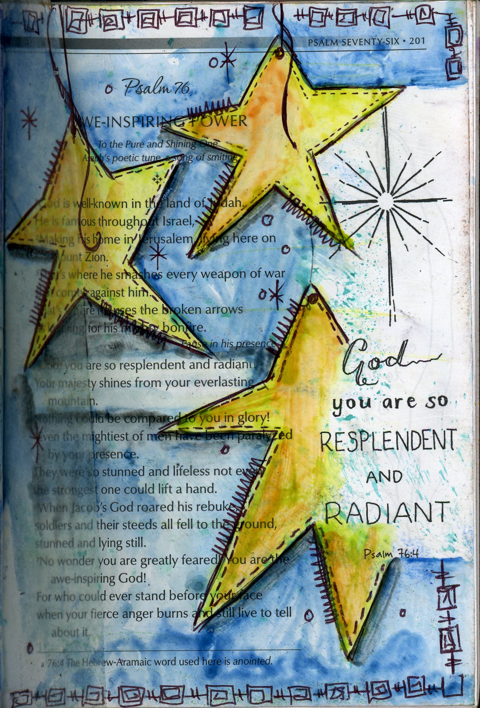 Psalm 76 Doodle