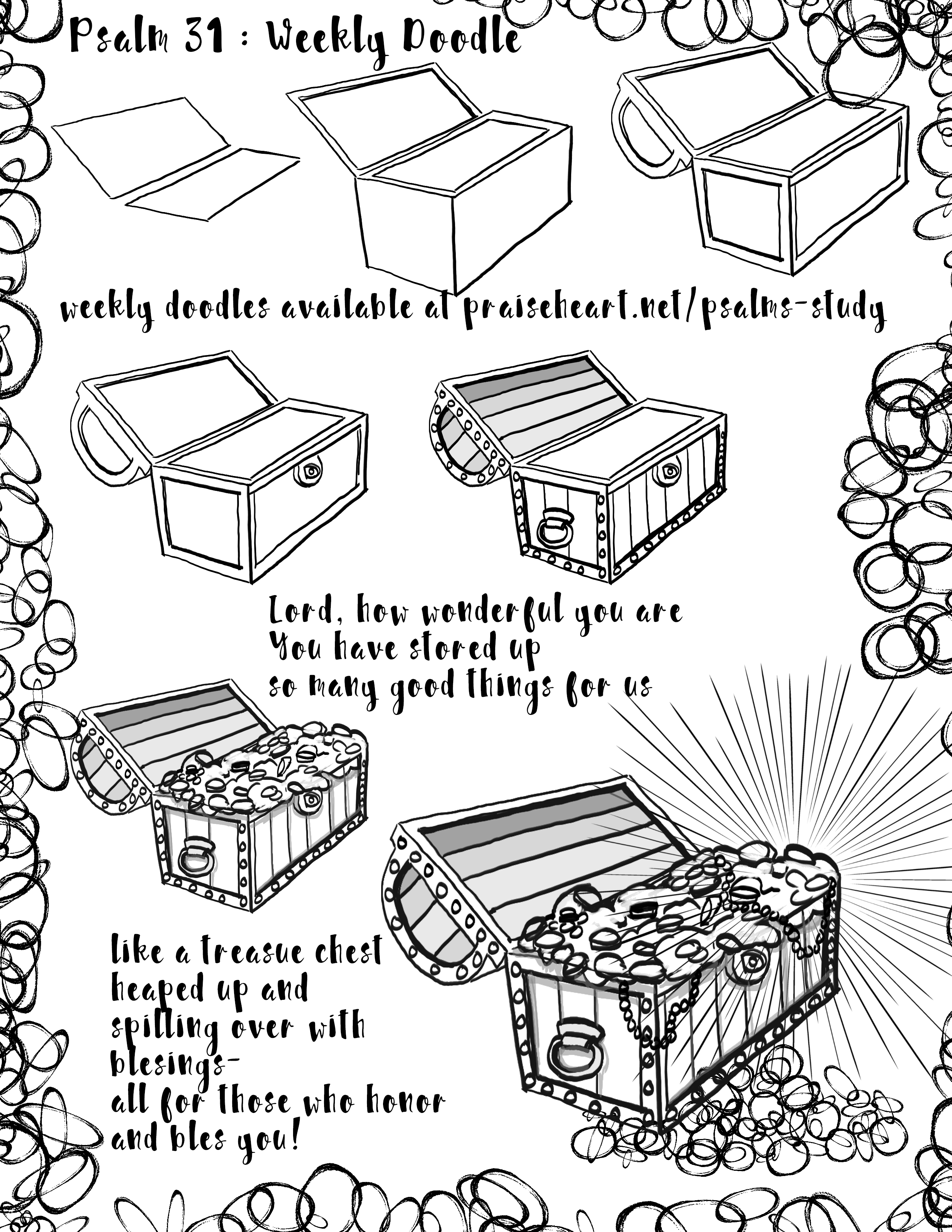 psalm 31 doodle