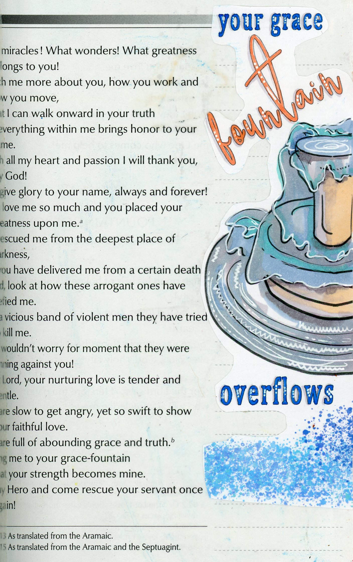 Psalm 86 sketch