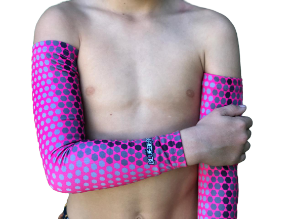 MANGUITO DE COMPRESSÃO ROSA