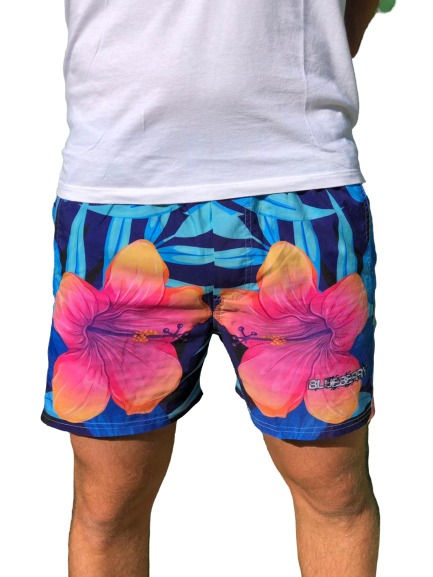 BERMUDA AZUL FLORAL