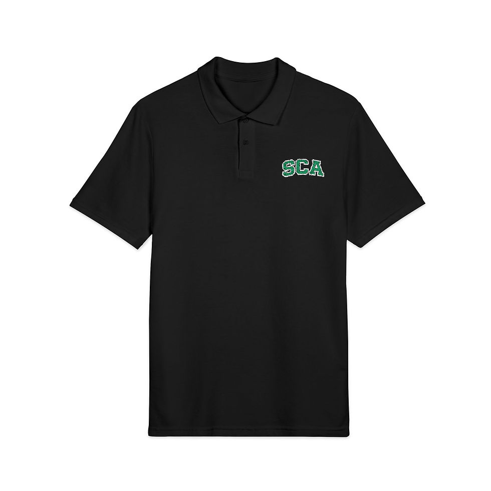 Thumbnail: Adult- Embroidered "SEA" Leaf Logo Polo Shirt