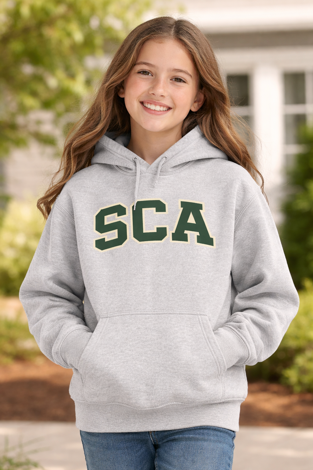 SCA Youth Hoodie — Classic Collegiate Pullover for Kids