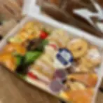 Christmas luxury afternoon tea  festive box : £14.50 per person