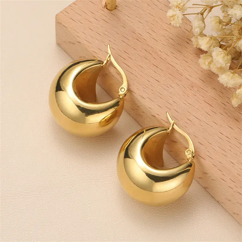 Thumbnail: Crescent Luxe Earrings