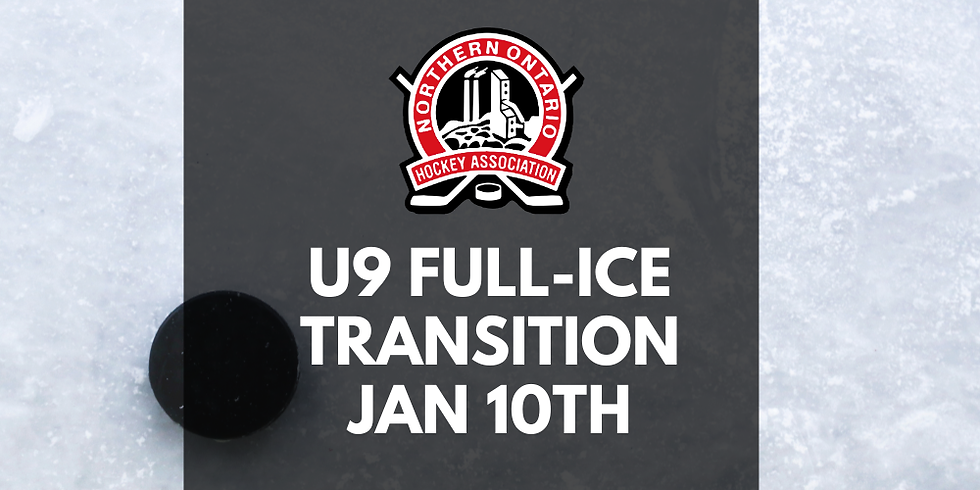 As of January 10th, U9 teams who are not participating in the NOHA U9 Pilot Program may transition to full-ice hockey.