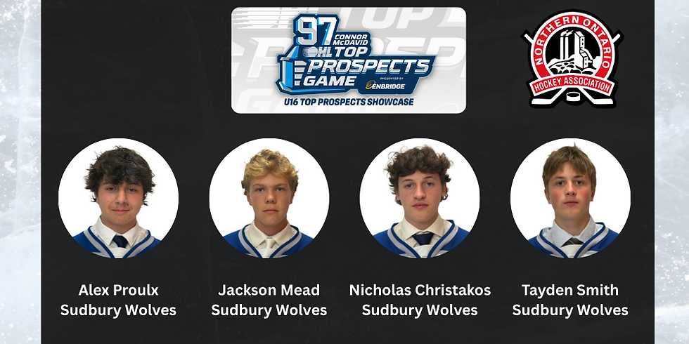 Congratualtions to NOHA Players selected for 2026 OHL U16 Top Prospects Showcase in Peterborough