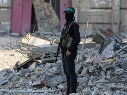 Hamas Members Enter 'Yellow Line' Area to Search for Hostage Bodies