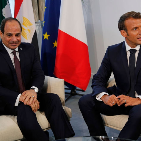 Al-Sissi discute avec Macron des moyens de réduire l'escalade au Moyen-Orient