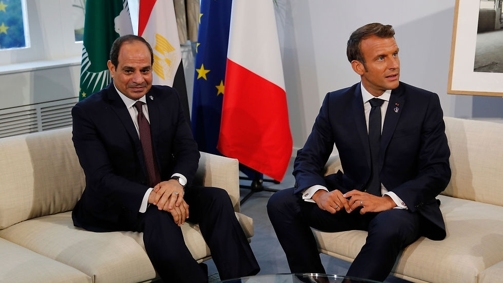 السيسي يبحث مع ماكرون سبل الحد من التصعيد في الشرق الأوسط