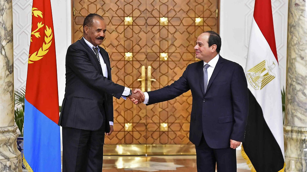 الرئيس المصري يتوجه اليوم إلى إريتريا لبحث القضايا الإقليمية