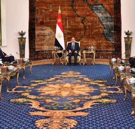 الرئيس المصري يدعو أمام وفد من الكونغرس إلى وقف الحرب في غزة ولبنان
