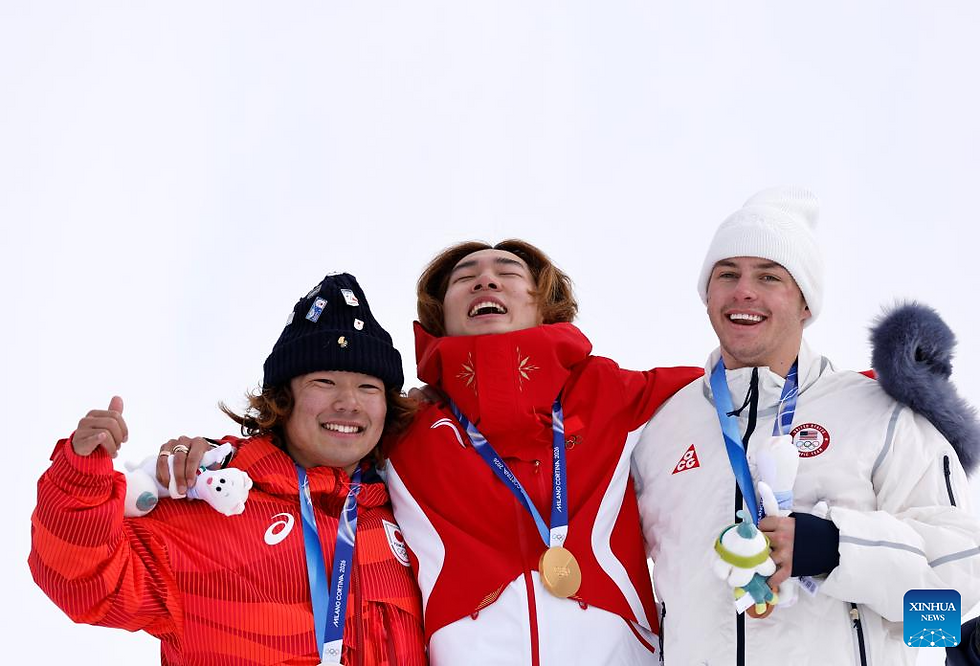 Su Yiming overcomes post-Beijing slump to win Olympic slopestyle gold