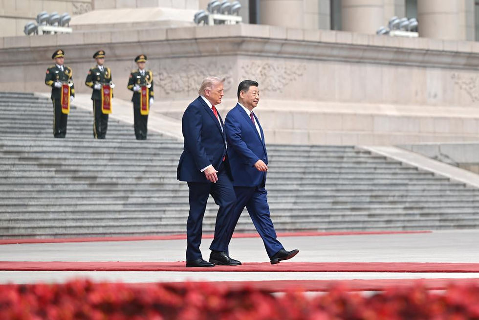 Xi holds welcome ceremony for Trump