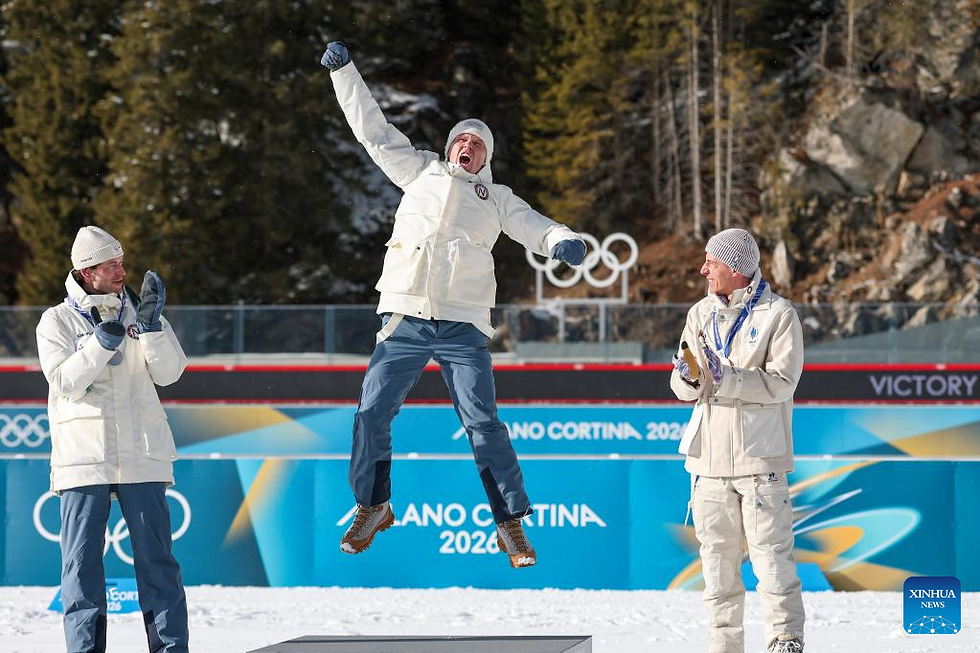 Norway's Dale-Skjevdal strikes gold in Olympic biathlon mass start
