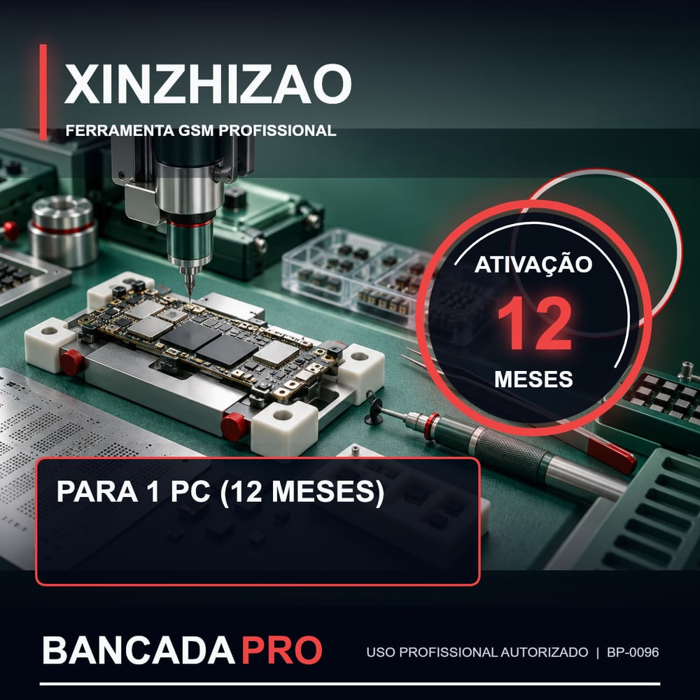 Ativação XinZhiZao 12 meses para 1 PC Bancada Pro
