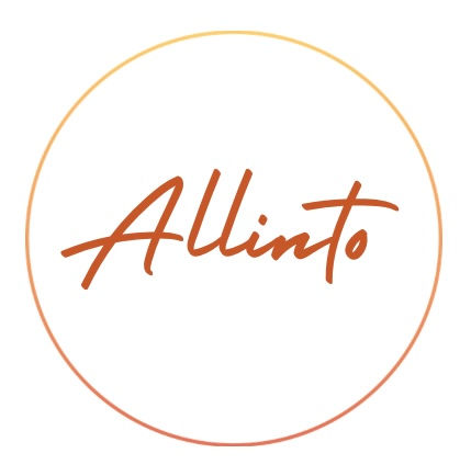 Allinto logo inside a circle
