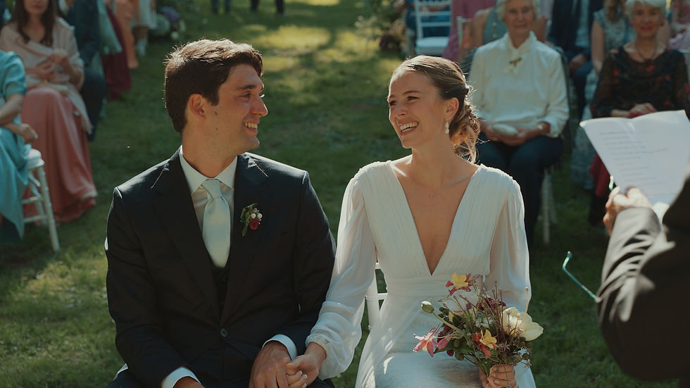 Momento autentico ripreso durante un matrimonio