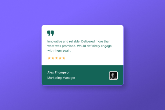 Testimonials banner