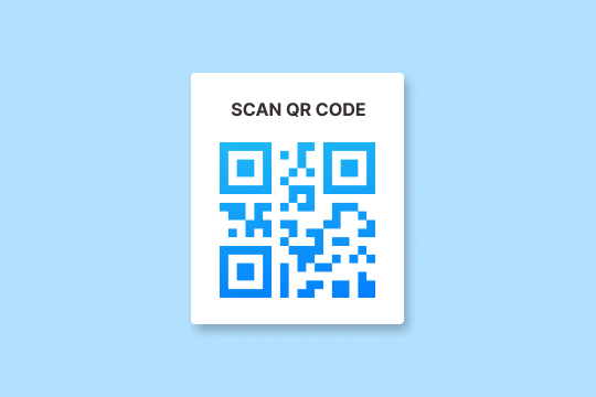 QR Code banner