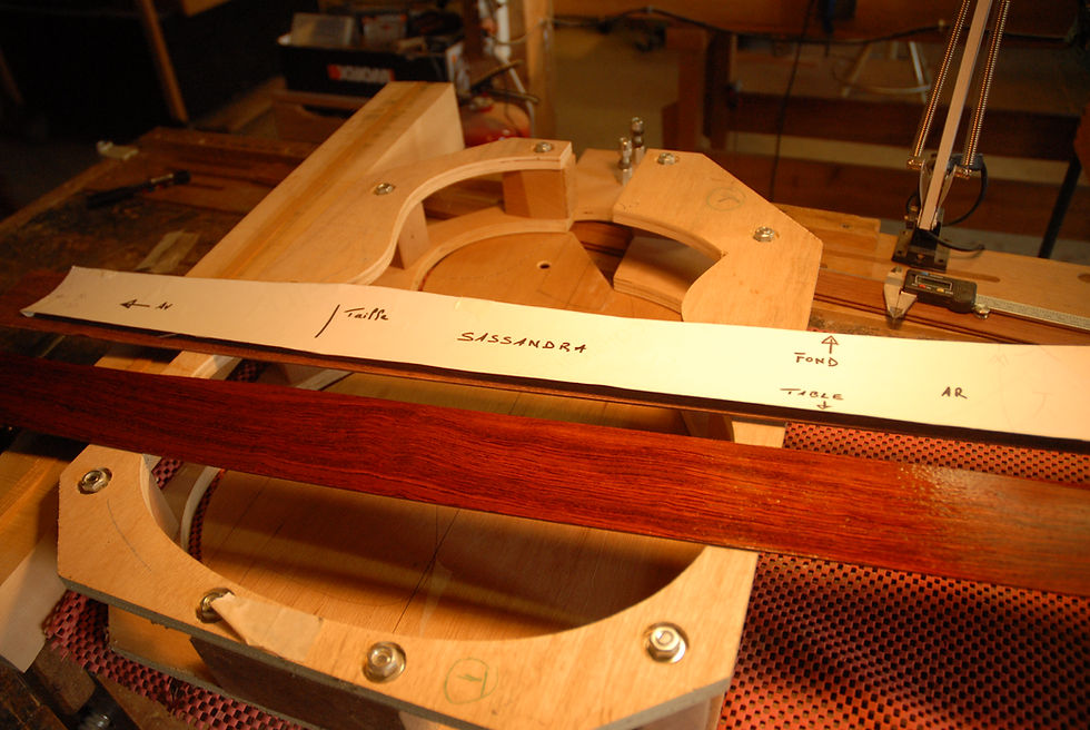 Moule et futures éclisses