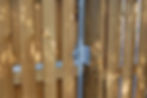close up of lock and wood gate
