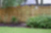 semi-privacy fence line