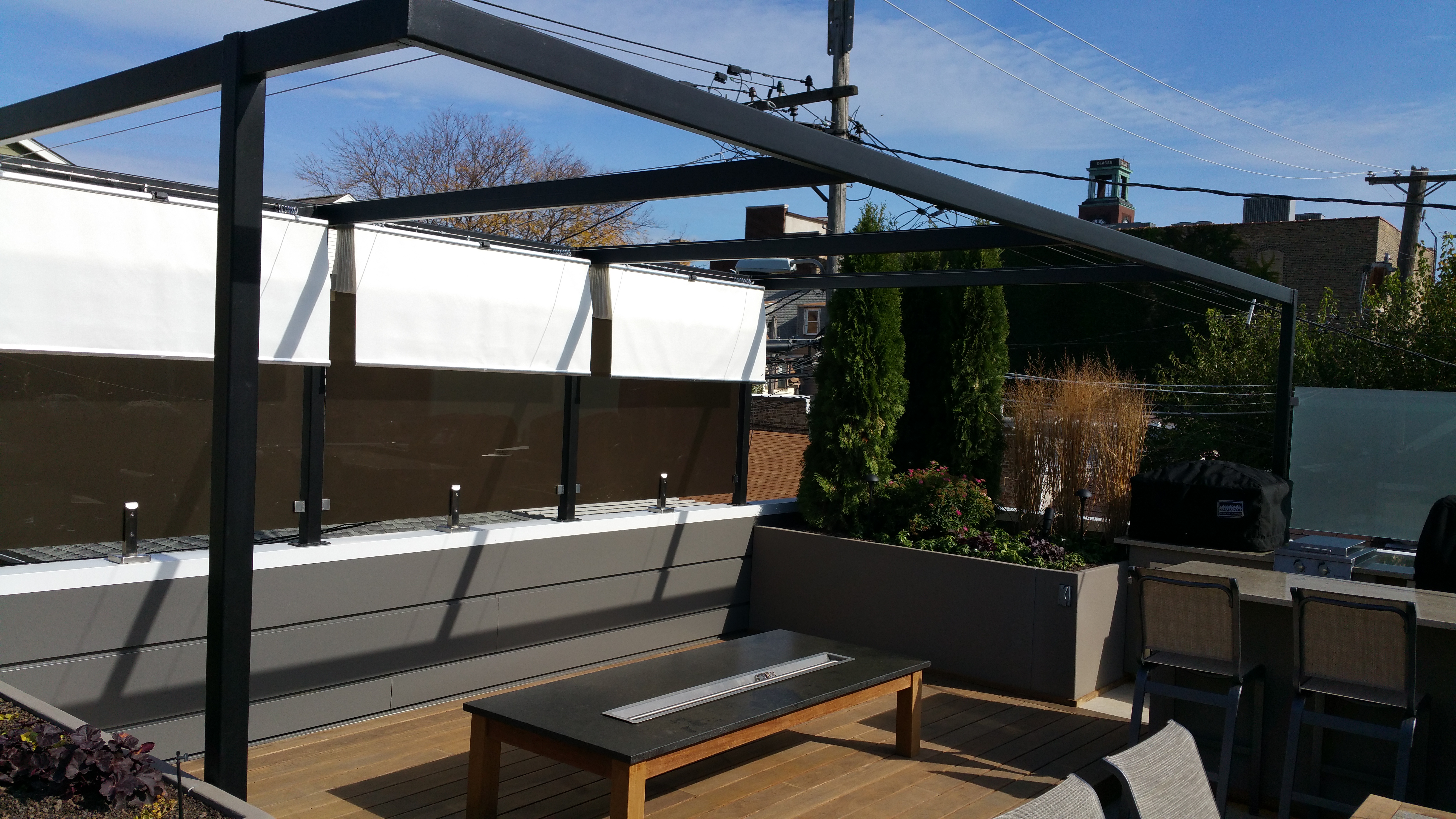 Infinity Canopy Rooftop Deck By Chicago Green Design Infinity Canopy Rooftop Deck By Chicago