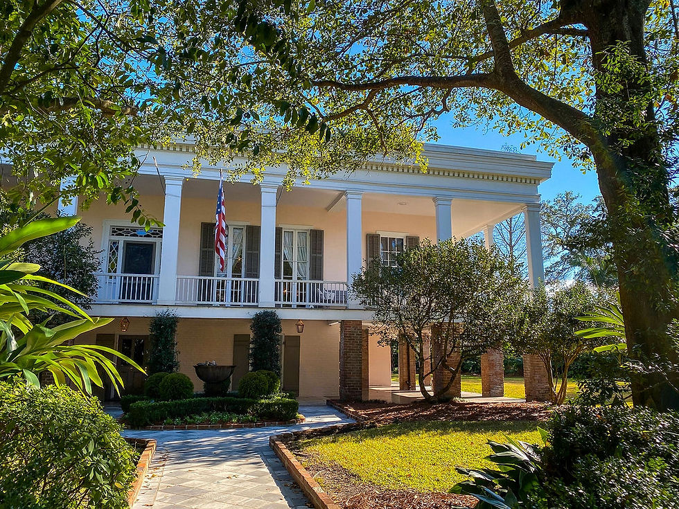 The oldest house in the Garden District, built in 1838