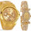 Thumbnail: Trendy Stainless Steel Brother-Sister Watches ANV1MES