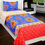 Thumbnail: Dream Home Heritage Glace Cotton Printed Single Bedsheets ANV1MES