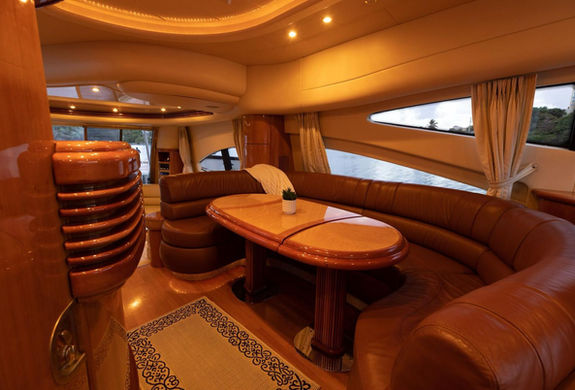 Azimut 68 interior 2 Yacht Charter Puerto Rico