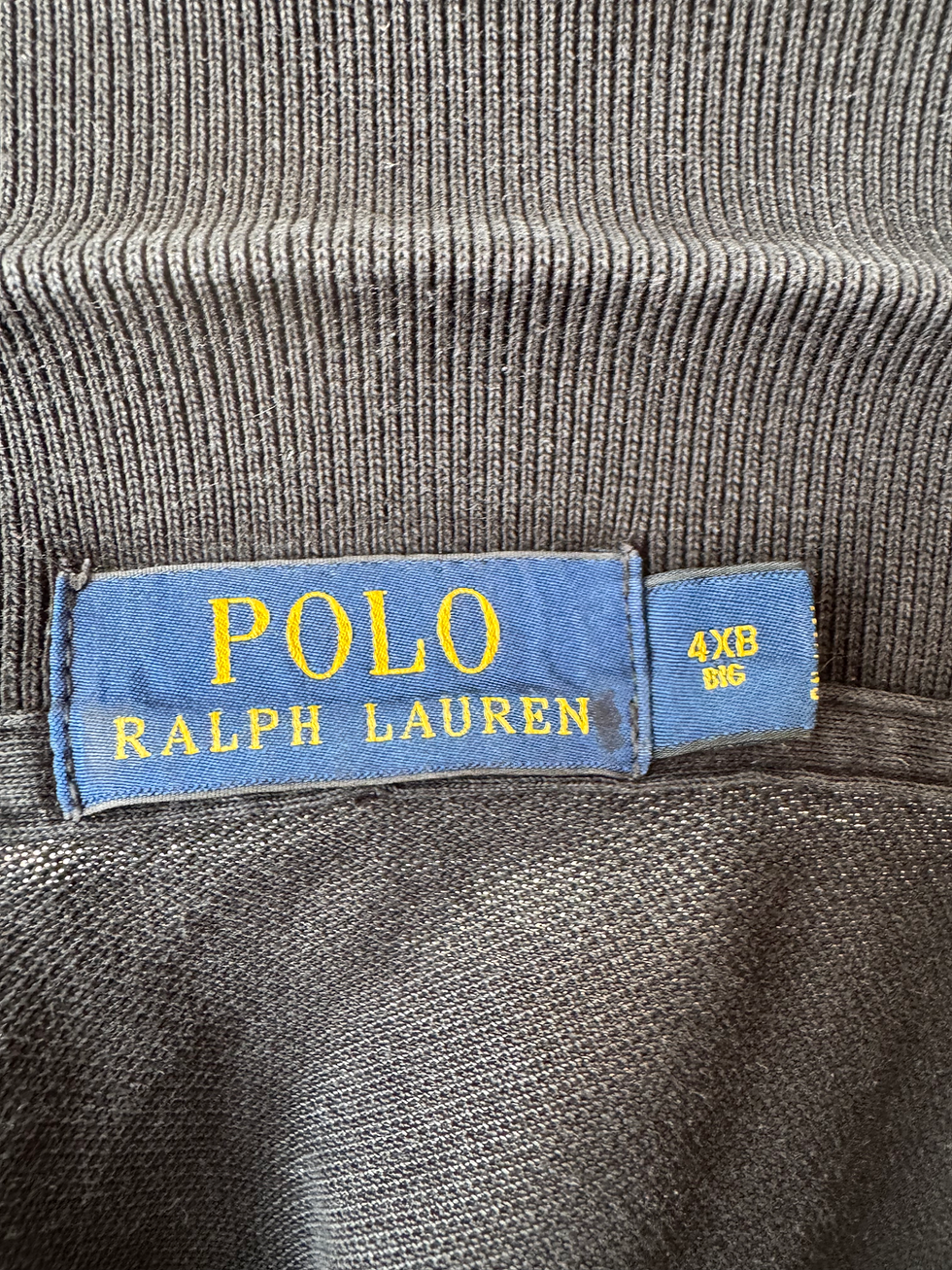 Miniature : Polo Ralph Lauren noir avec logo rouge taille 4xl en très bon état 