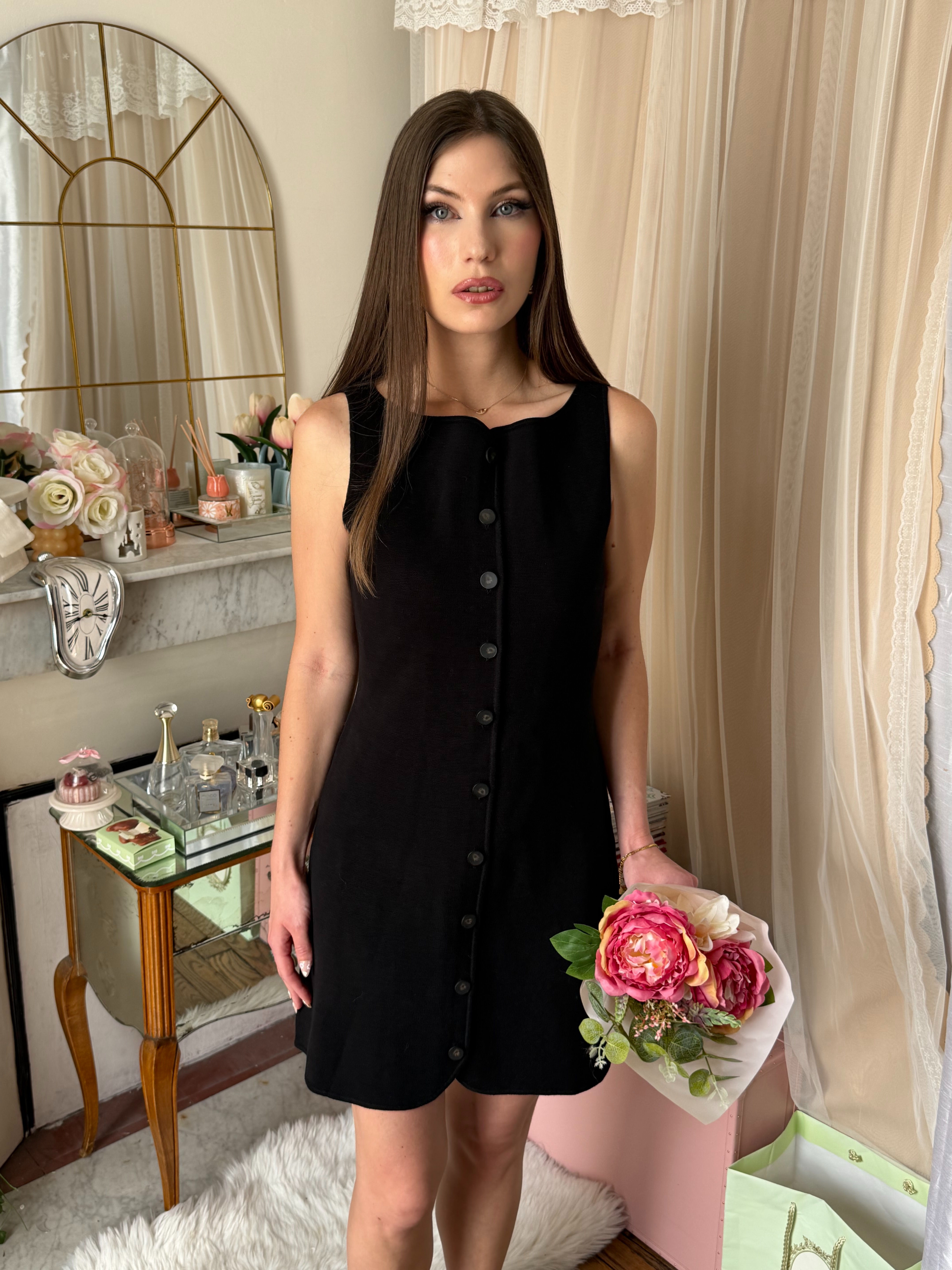 Robe sézane neuf avec étiquette taille s noir en coton 