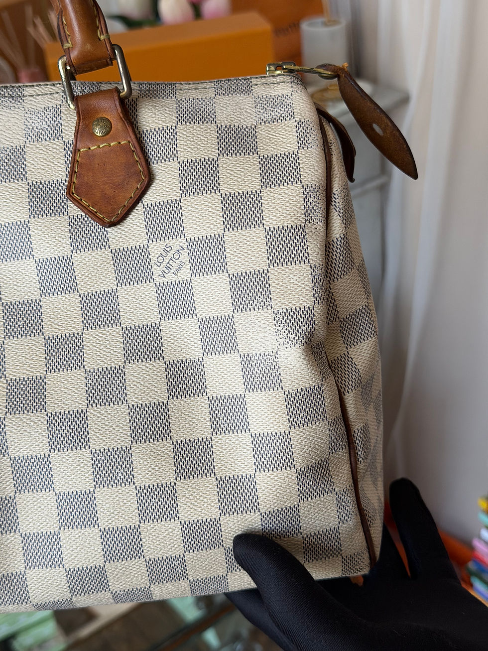 Miniature : Louis Vuitton Speedy 30 Damier Azur