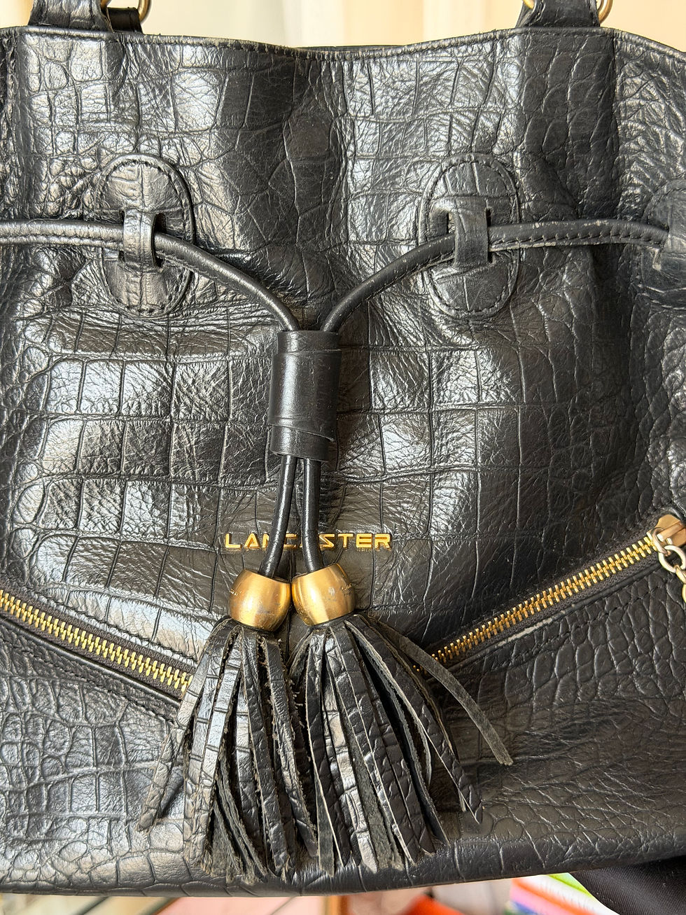 Miniature : Sac lancaster noir en très bon état extérieur