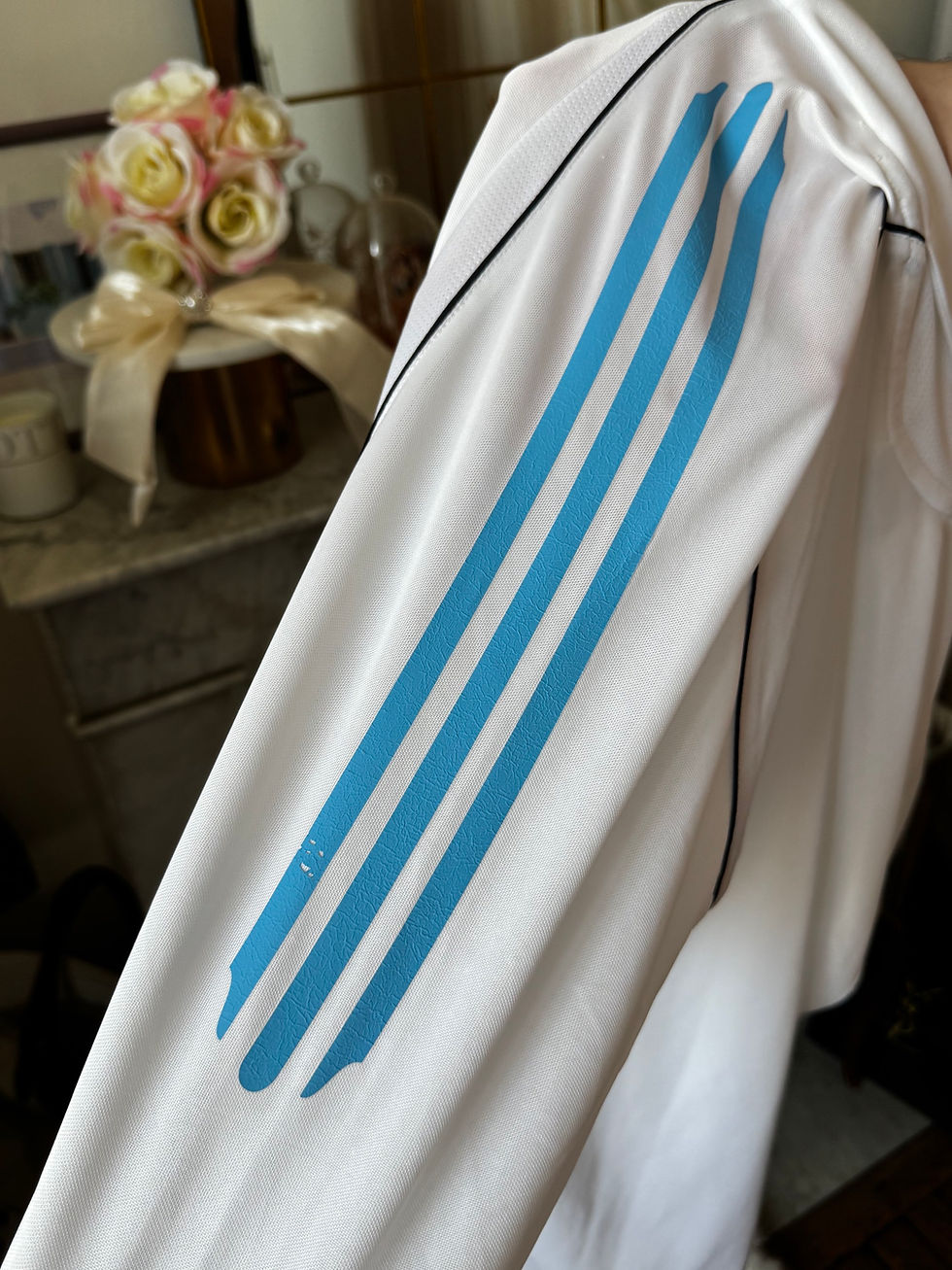 Miniature : Maillot adidas Olympique de Marseille blanc et bleu taille xxl en très bon état 
