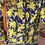 Miniature : Cardigan land’s end taille l bleu et jaune en très bon état à motif floral 