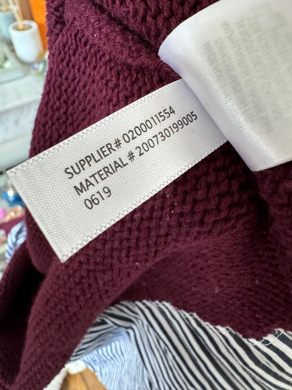 Miniature : Pull Lauren rouge bordeaux taille xs en bon état en coton 