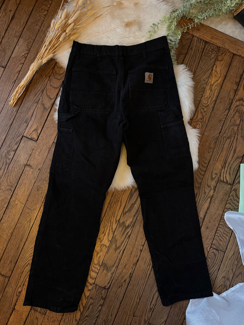 Miniature : Jeans carhartt noir en très bon état w29 l32 taille 40cm longueur 108cm