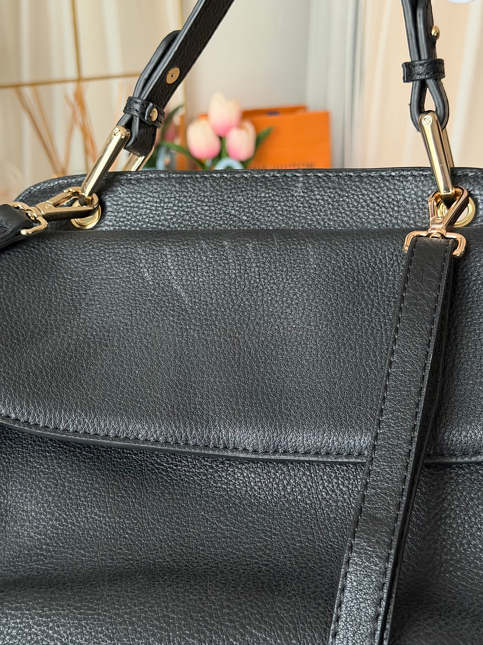 Miniature : Sac à main Mac Douglas noir en très bon état hauteur 24 cm hauteur 3