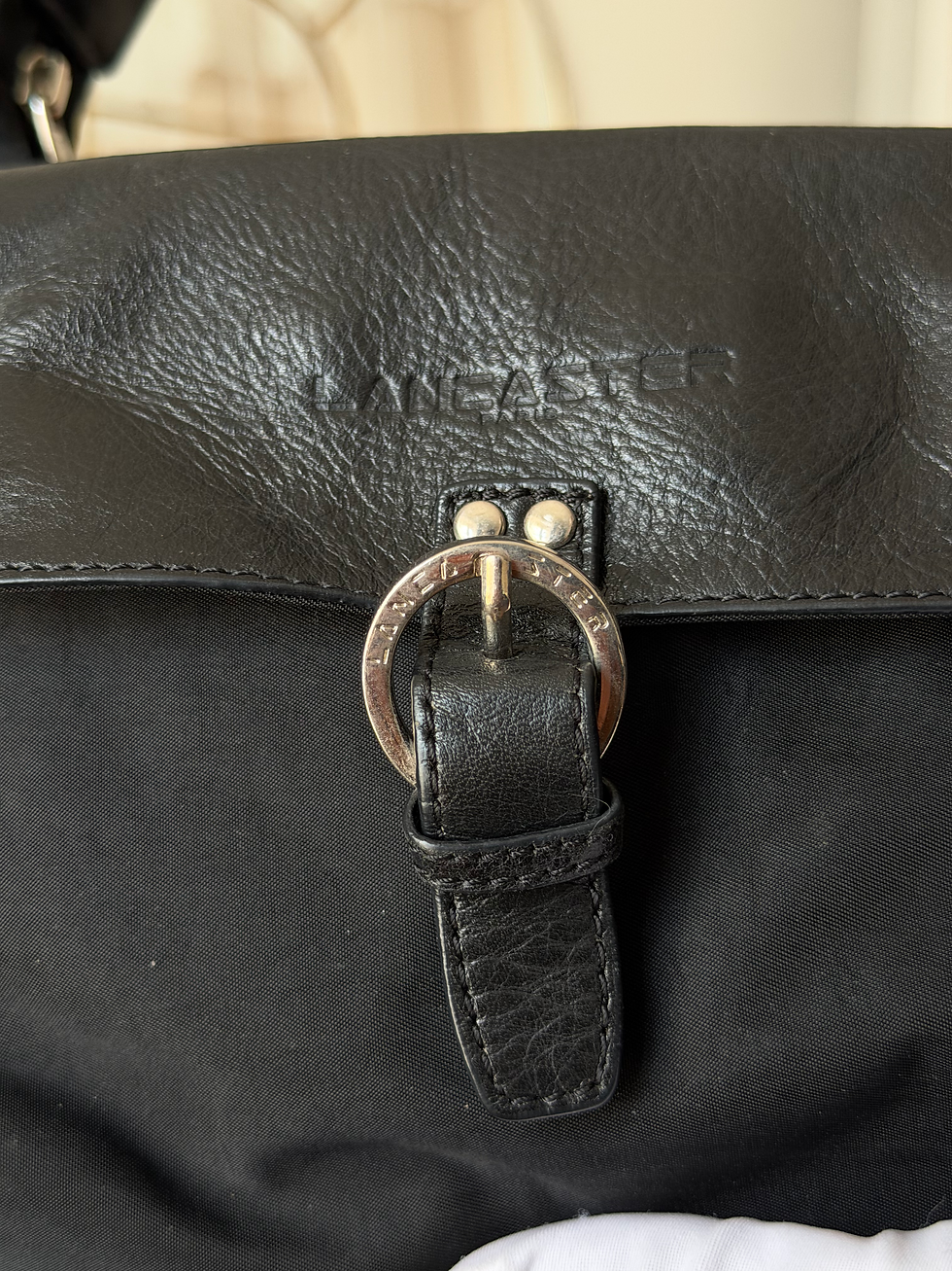 Miniature : Sac à main lancaster noir lancaster noir en très bon état hauteur 19cm largeur