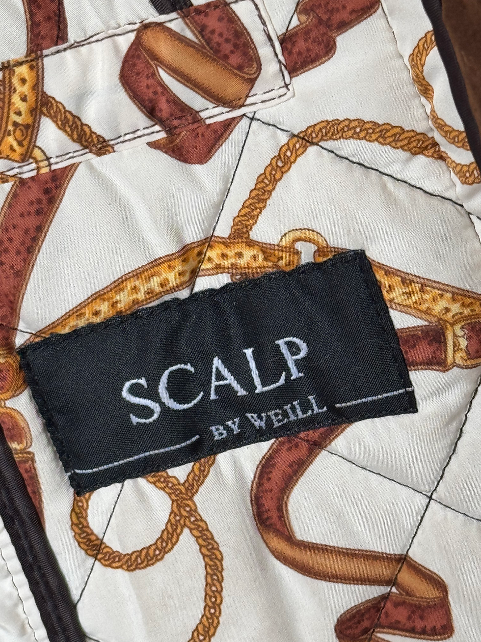 Miniature : Manteau marron scarp by Weill en très bon état taille 