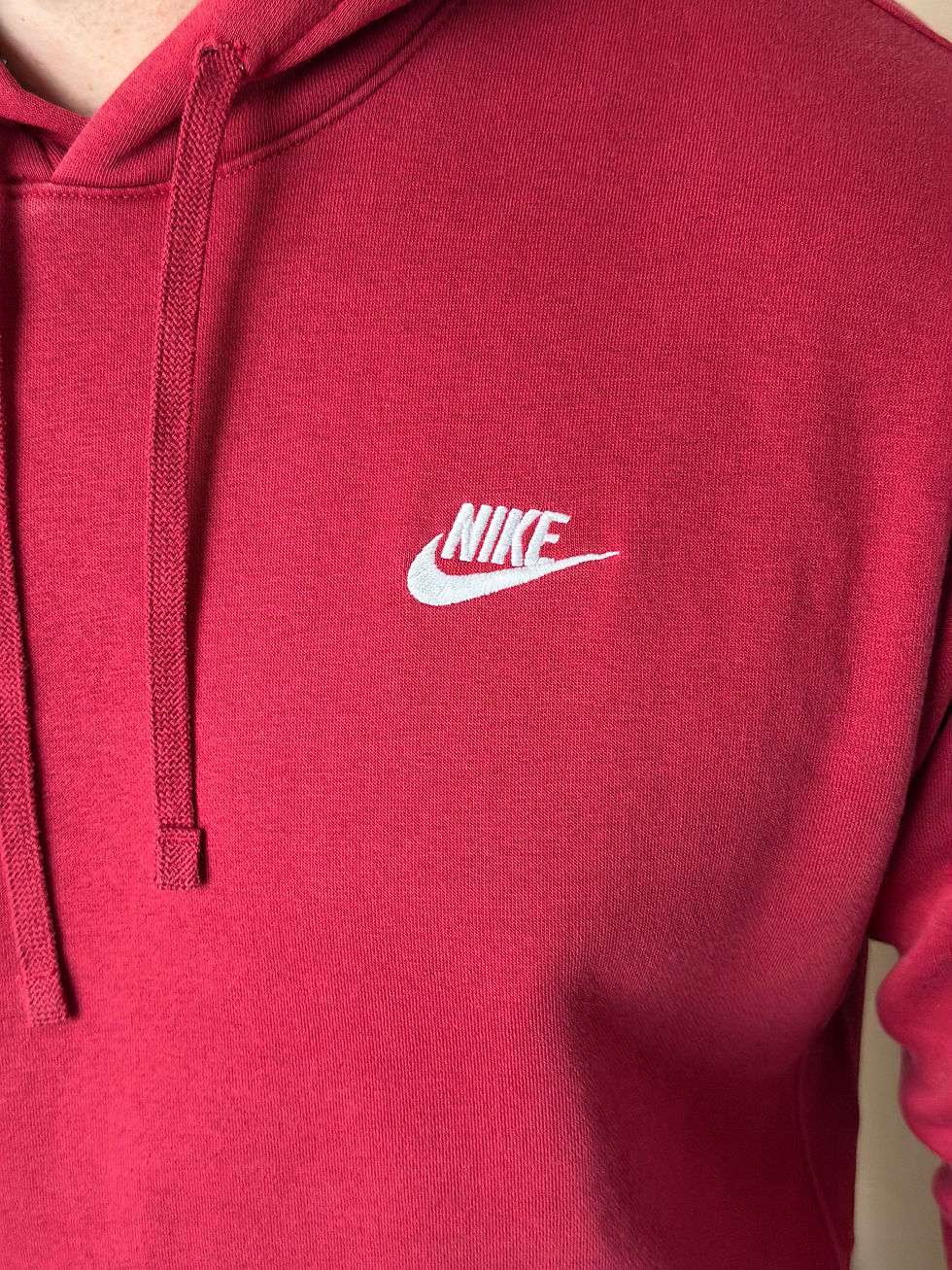 Miniature : Sweat capuche Nike rouge bordeaux taille m en bon état 