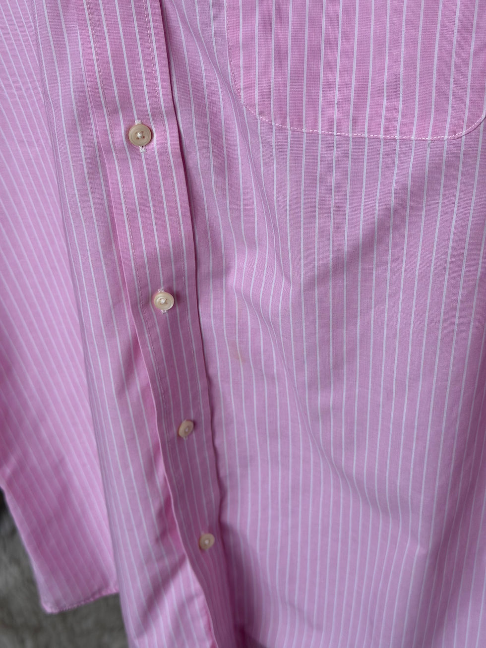 Miniature : Chemise Lauren Ralph Lauren taille l rose à rayure en bon état